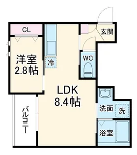 REGALEST CIEL大和田【2階】の間取り