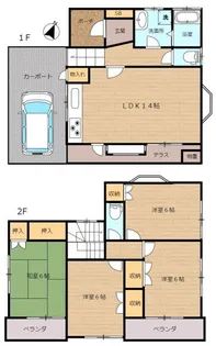 埼玉県春日部市備後東4【一戸建】の間取り