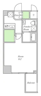 HS梅田EAST【8階】の間取り