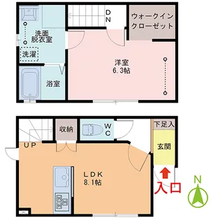 W&W【1階】の間取り