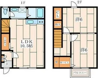 神奈川県横須賀市安浦町3【一戸建】の間取り