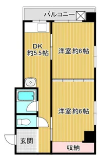 長谷コーポ【3階】の間取り