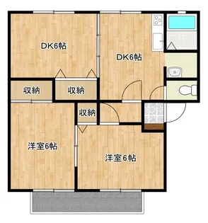 ハイツプルミエール【1階】の間取り
