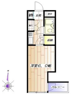 東京都板橋区赤塚4【マンション】の間取り