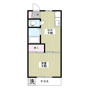 メゾン塩野【1階】の間取り