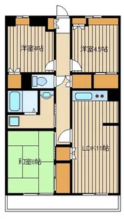 東京都練馬区田柄5【マンション】の間取り