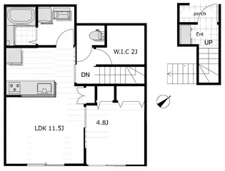 ウイングメゾン【2階】の間取り