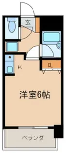エスポワールハイム【4階】の間取り