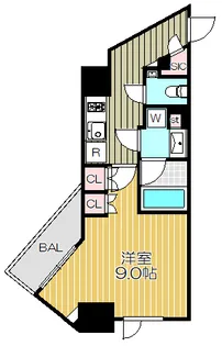 東京都品川区東中延1【マンション】の間取り