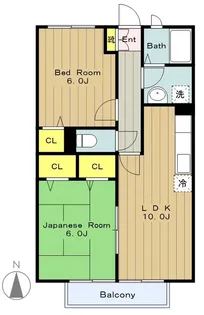 上の台エクセル【1階】の間取り