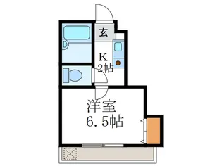 グリーンビレッジ烏丸【1階】の間取り