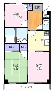 クレメゾン船橋第2【3階】の間取り
