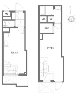 アグレシオ品川大井の間取り