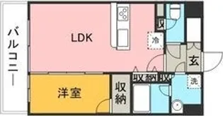 ラ・フェリーチェ和白【6階】の間取り