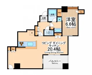 ロイヤルタワー横濱鶴見【10階】の間取り