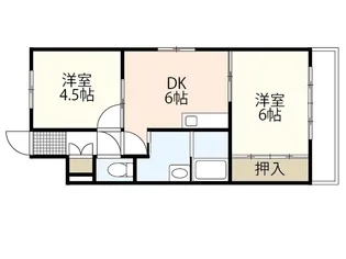 フローラル本庄【2階】の間取り