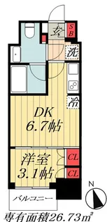 千葉県浦安市当代島1【マンション】の間取り