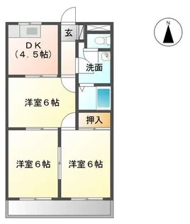 ロイヤルメゾン高森【2階】の間取り