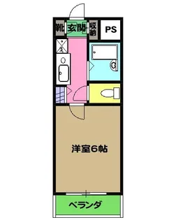 司コーポ【2階】の間取り