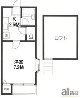 東京都小平市美園町1【アパート】の間取り