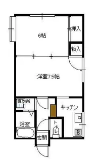 メゾンK1【2階】の間取り