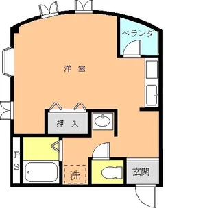 マンションコスモス【2階】の間取り