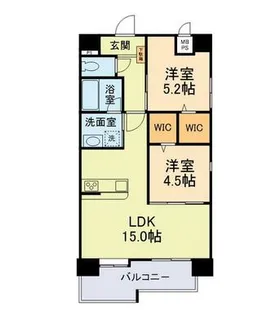 Mth GRANDE 新大江【4階】の間取り