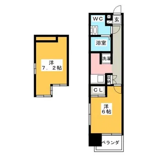 CAVANA東駒形【3階】の間取り