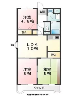 カーサエテルノ【4階】の間取り