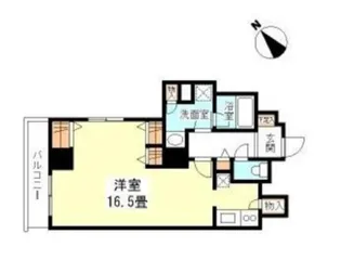 TKフラッツ渋谷【13階】の間取り