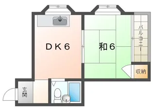 マックスハイツ【2階】の間取り