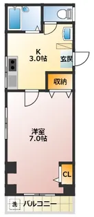 クレールときわ【1階】の間取り