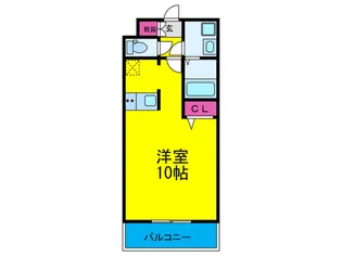 BEGIN巽中【3階】の間取り