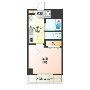 グランエクラ岸里【3階】の間取り