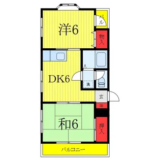 メゾン小田【4階】の間取り