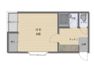 ベルハウスI【2階】の間取り