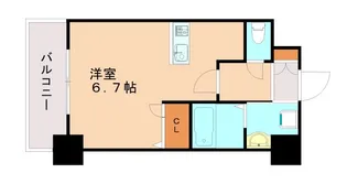 プレサンス三宮東アルバーナ【5階】の間取り