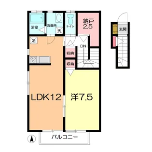 MISAKI【2階】の間取り