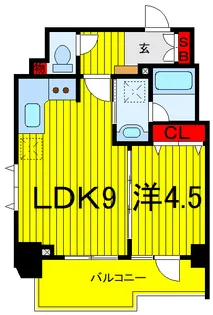 ダイナシティ浮間公園【1階】の間取り