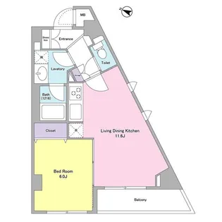 コンフォリア文京白山【4階】の間取り