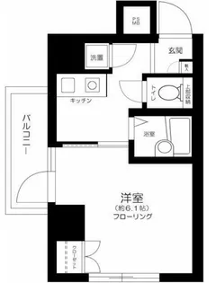 エクセリア白金高輪【3階】の間取り