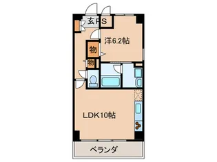 アウロ-ラ武庫之荘【3階】の間取り