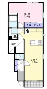 Wise Home 2nd【1階】の間取り