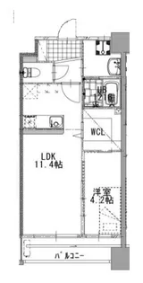 ギャラン竪町【3階】の間取り