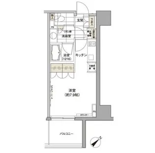 パークハビオ渋谷【7階】の間取り