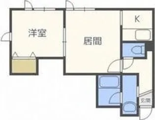 パームハイツ【3階】の間取り