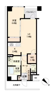 ドゥーエ妙典【2階】の間取り