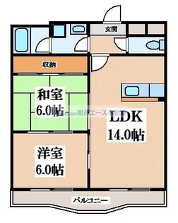 アルブル【4階】の間取り