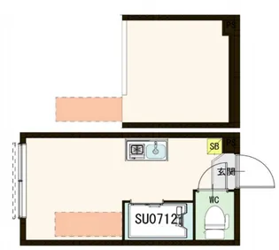 Gluck江原町【1階】の間取り
