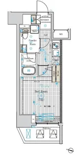 ベルグレード王子DUE【10階】の間取り